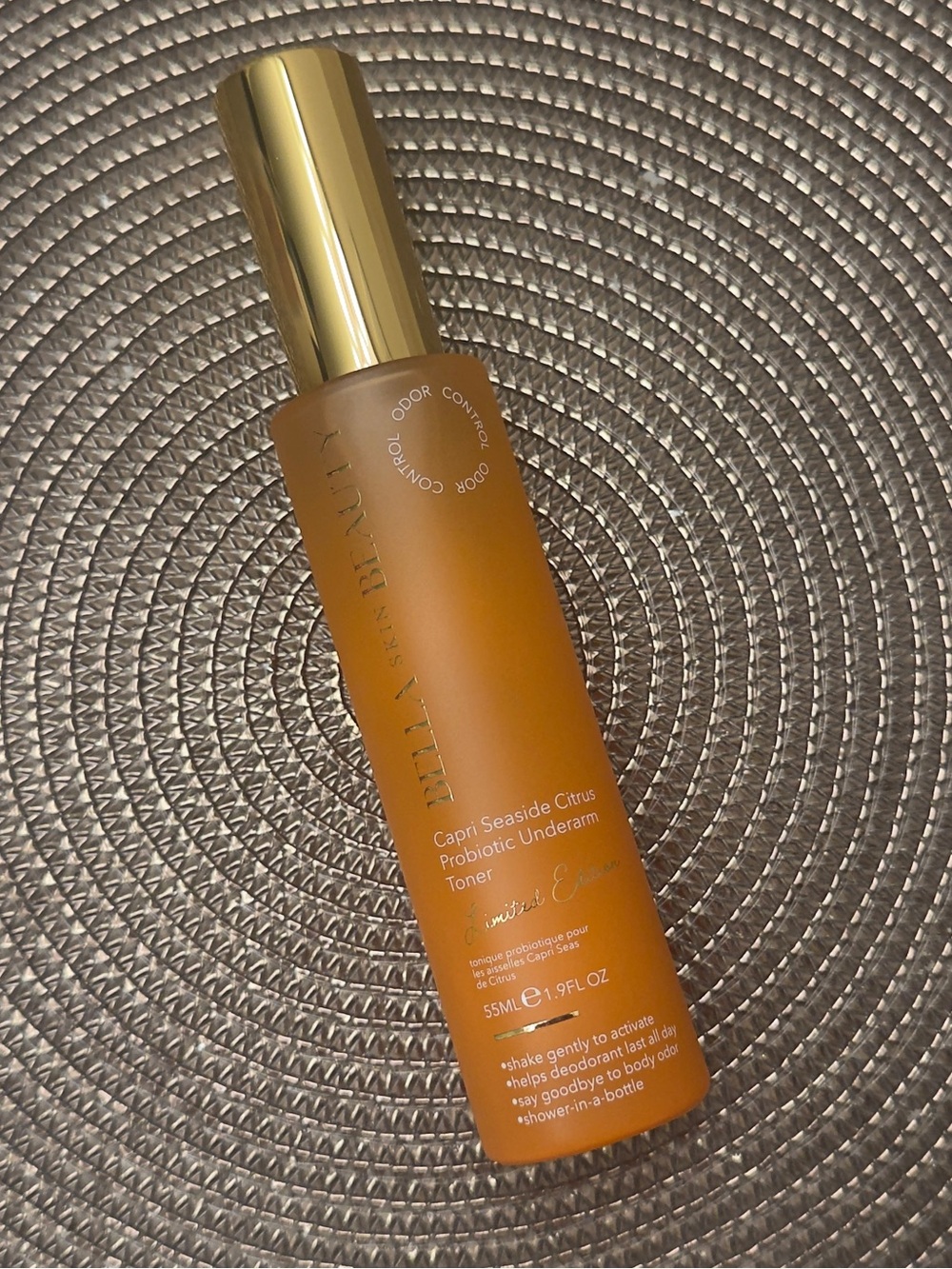 NEW Bella Skin Beauty Capri Seaside Citrus Probiotic Underarm Toner